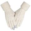 Achiou Women Winter Gloves, Touch Screen Gloves, Elastic Soft Warm Knit Lined, One Size view 1