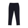 Hope & Henry Baby Girls' Button Placket Ponte Pant, 6-12 Months, Black Double Button view 3