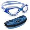 AqtivAqua Transition Swim Goggles Swimming Goggles for Adult Men Women Kids 6-14 Youth Girls Boys Childrens DX-H (Transparent Blue, Blue case, Photochromic lens) view 2