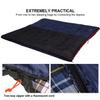 REDCAMP Cotton Flannel Sleeping Bag for Camping Backpacking+Closed Cell Foam Camping Sleeping Pad view 2