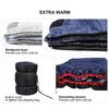 REDCAMP Cotton Flannel Sleeping Bag for Camping Backpacking+Closed Cell Foam Camping Sleeping Pad view 3