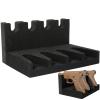 OCQOTAT Pistol Rack for Safe - Foam Holder for Cabinet, Stand with 2 Magnetic Strips Fits 4 Guns view 1