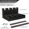 OCQOTAT Pistol Rack for Safe - Foam Holder for Cabinet, Stand with 2 Magnetic Strips Fits 4 Guns view 3