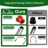 Cartalia Upgraded Heavy Duty Rear 2-Leaf Springs Kit for EZGO RXV 2008-Up Gas & Electric Golf Cart Suspension Replaces OEM 603498 604494, Includes Bushings, Sleeves & U-Bolts Rear Seat Load Support view 3