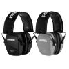 PROHEAR 016 Shooting Ear Protection Earmuffs 2 Pack, NRR 26dB for Gun Range, Hunting -Black and Grey view 1
