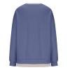 Women Fashion Sweatshirts Crewneck Oversized Cute Pullover Long Sleeve Fall Clothes Casual Y2k Teen Girls Tunic Tops Blue view 4