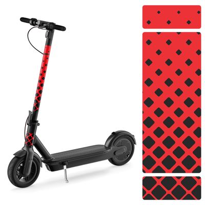 Premium Self-Adhesive Vinyl Decals and Wrap Skins for Adult Electric Scooter - Personalize and Protect Your Ride with Style (Tie #2)