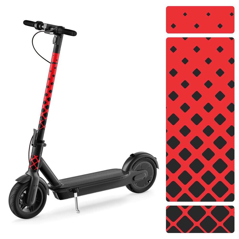 Premium Self-Adhesive Vinyl Decals and Wrap Skins for Adult Electric Scooter - Personalize and Protect Your Ride with Style (Tie #2)