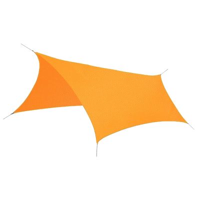 Azarxis Tent Tarp Waterproof Camping Tarpaulin Groundsheet Footprint for Hiking Backpacking (S, Orange)