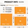Azarxis Tent Tarp Waterproof Camping Tarpaulin Groundsheet Footprint for Hiking Backpacking (S, Orange) view 2