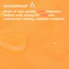 Azarxis Tent Tarp Waterproof Camping Tarpaulin Groundsheet Footprint for Hiking Backpacking (S, Orange) view 3
