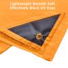 Azarxis Tent Tarp Waterproof Camping Tarpaulin Groundsheet Footprint for Hiking Backpacking (S, Orange) view 4