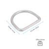 equlup Diving D Ring, 3PCS D Ring Carabiner Clip Stainless Steel D Ring Weight Belt Aluminum Material Safety Hook Webbing Accessories for Climbing Diving (Size) view 2