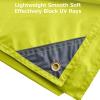Azarxis Tent Tarp Waterproof Camping Tarpaulin Groundsheet Footprint for Hiking Backpacking (L, Green) view 4