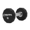 12- Sided Premium Urethane Dumbbell Weight | Superior High-Grade Steel Hand Weight for Workout, Fitness | Sizes 5 lbs - 30 lbs with Pink Logo (10 LBS - White Logo) view 3