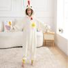 DarkCom Animal Onesie Unisex Adult Pajamas,One Piece Cosplay Chicken Halloween Costume for Women Men Small view 2