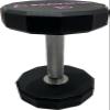 12- Sided Premium Urethane Dumbbell Weight | Superior High-Grade Steel Hand Weight for Workout, Fitness | Sizes 5 lbs - 30 lbs with Pink Logo (15 LBS - Pink Logo) view 2