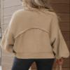 Dokotoo Womens Fall 2024 Dressy Casual Trendy Sweaters Cute Winter Pullover Oversized Women's Sweaters Apricot view 3