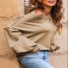 Dokotoo Womens Fall 2024 Dressy Casual Trendy Sweaters Cute Winter Pullover Oversized Women's Sweaters Apricot view 4