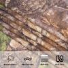 FLYEGO Camo Netting Camouflage Netting See Through Camo Mesh Camo Blind Material for Duck Hunting, Tree Stand Blind, Sunshade, Decoration, Shooting (3.3ftx5ft/1mx1.5m, Bionic Leaves 02) view 2