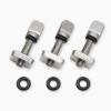 Abahub SUP Paddle Board Fin Screws 3 Pack - 316 Stainless Steel Replacement Fins Box Screw and Plate with Three Extra O Rings for SUP Inflatable Stand Up Paddleboard Surfboard Longboard view 1