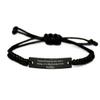Surprise Scuba Diving Gifts, Scuba Diving is not Just a Hobby. It's, Birthday Black Rope Bracelet For Scuba Diving from Friends, Scuba diving birthday present, Gift ideas for scuba divers, Unique view 1