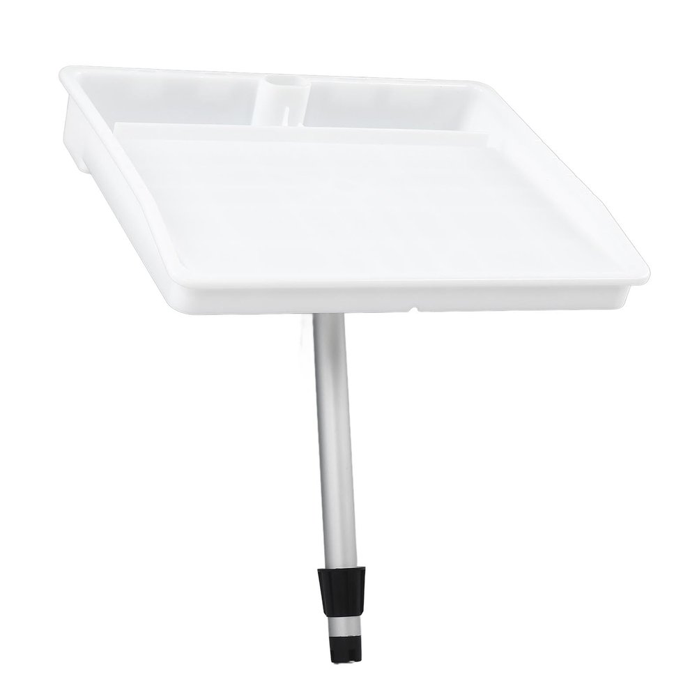 PenRux Boat Cutting Board, 18.11 x 14.57inch Bait Table Filet Board, Marine Fishing Fillet Table Cutting Board with Rod Holder Mount, for Pontoon Fishing Boat