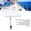 PenRux Boat Cutting Board, 18.11 x 14.57inch Bait Table Filet Board, Marine Fishing Fillet Table Cutting Board with Rod Holder Mount, for Pontoon Fishing Boat view 2