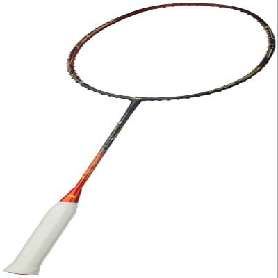 Li-ning Air-Force 78 G3 Carbon Fibre Unstrung Badminton Racket with Full Cover (78g, Black/Orange Red/Gold)