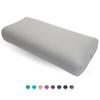 Everyday Yoga Premium Bolster, Soft & Supportive Meditation Pillow with Carry Handle, Lightweight Cushion, Slate - Rectangular view 1