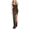 Sequin Dress for Party Night Women's Sparkle Glitter Club Dress Sexy Mock Neck Birthday Dress for Date Night view 1