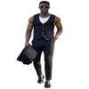 Ulnomio Men's Tailored Fit Suit Vest Single Breasted for Casual Travel Waistcoat view 1