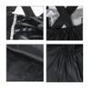 ODIZLI Witch Costume For Women Halloween Witch Cosplay Costumes High-low Hem Ruffle Dress Spaghetti Straps + Hat + Wristbands Dress Up Outfits Disfraces De Halloween Para Mujer Black M view 4