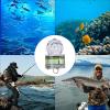 15PC Fishing Deep Drop Light, Flashing Strobe LED Fishing Lights Diamond Tubular Fishing Lure Light Underwater Versatile Flashing Fishing Light Underwater Fishing Light for Attracting Fish view 4