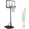Epetlover Portable Basketball Hoops & Goals System 7.2-9.3ft Adjustable 32in Backboard for Kids Adults Indoor/Outdoor Play view 1