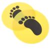 Sosoport 2pcs Soccer Training Discs Bright Color Football Floor Markers for Sensory Training Compact and Lightweight Football Equipment for Coordination and Skill Development view 1