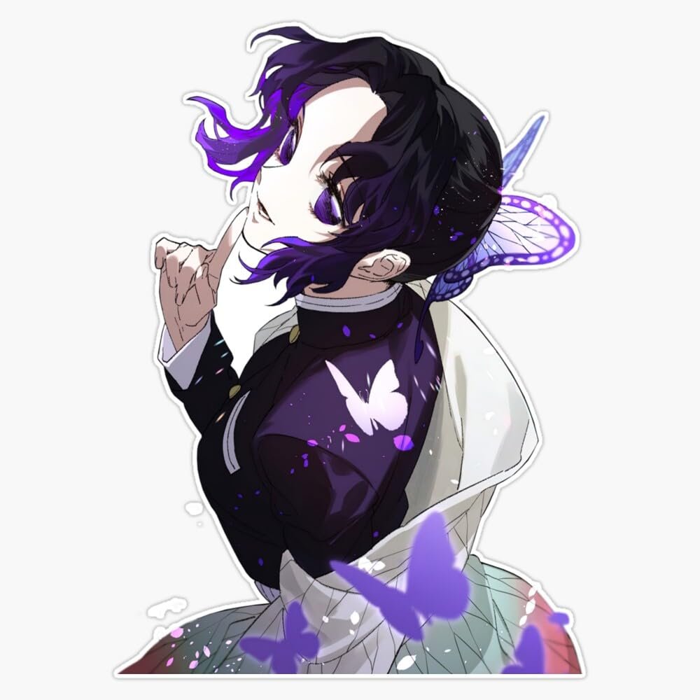 Kocho Shinobu Sword of Butterfly Bumper Sticker Vinyl Decal 5"