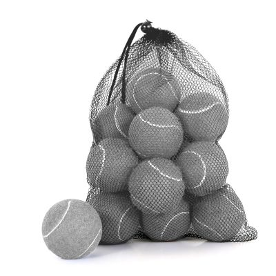 MRYCZ FYRHD Training Tennis Balls 18 Pack Practice Balls with Mesh Bag, Great for Beginners & Dogs, Bulk Tennis Balls for Training & Play