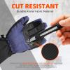 WINGLEOV Heated Winter Work Gloves with Synthetic Kevlar, Durability High Grip, Impact-Resistant Rubber Back Insulated Work Gloves, Waterproof Warmth Utility gloves for Work Below Zero, Touch Screen view 3