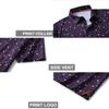 Golf Shirts for Men Dry Fit Short Sleeve Print Performance Moisture Wicking Polo Shirt view 4