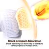 COOLOMG Basketball Knee Pad for Kids Youth Adult, Compression Anti-slip Knee Sleeve for Volleyball Football, Sports Knee Protector (1 Pair) White L view 3