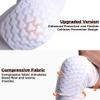 COOLOMG Basketball Knee Pad for Kids Youth Adult, Compression Anti-slip Knee Sleeve for Volleyball Football, Sports Knee Protector (1 Pair) White L view 4