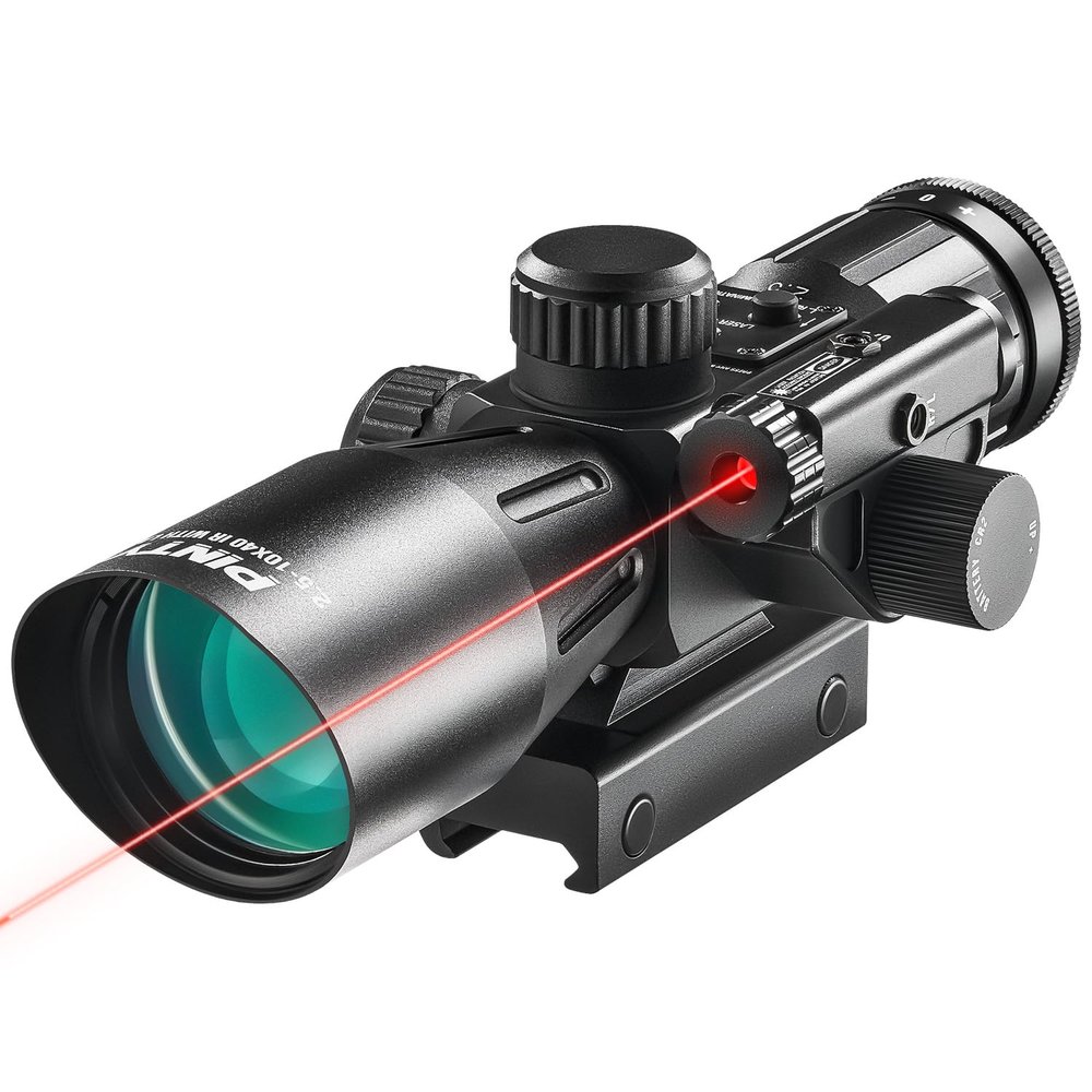 1 (2-in-1 2.5-10x40 Scope, Red Laser, 2.5-10x40)