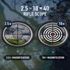 1 (2-in-1 2.5-10x40 Scope, Red Laser, 2.5-10x40) view 4