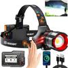 Rechargeable LED Headlamp 99000 High Lumens, Super Bright with 12 Modes & IPX7 Level Waterproof USB Rechargeable Zoom Headlight, 125 Adjustable for Outdoor Camping, Running, Cycling, Climbing, Home view 1