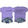 Dear Person Behind Me The World is A Better Place with You Shirt, Be Kind T-Shirt Women Crewneck Positive Message Graphic Tee Purple view 1