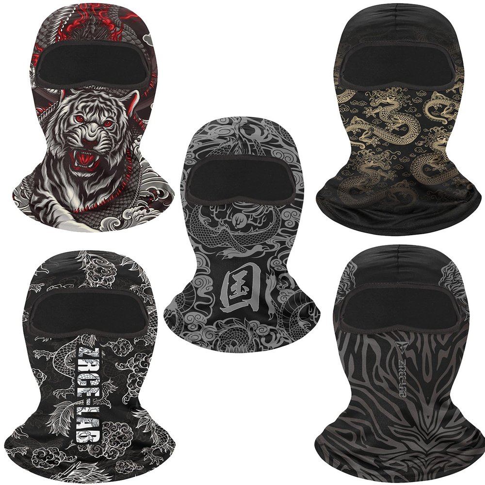 3D Balaclava Ski Mask Cooling Full Face Mask Cycling Motorcycle for Men Women UPF 50+ Sun UV Protection Windproof Face Cover