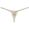 Botmois Sexy Men's Spandex G-String Thong Underwear Male Contour Pouch Swim Bikini Sports Posing Tangas Mini T-back Flesh Leopard L view 3