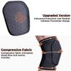 COOLOMG Basketball Knee Pad for Kids Youth Adult, Compression Anti-slip Knee Sleeve for Volleyball Football, Sports Knee Protector (1 Pair) Black XL view 3