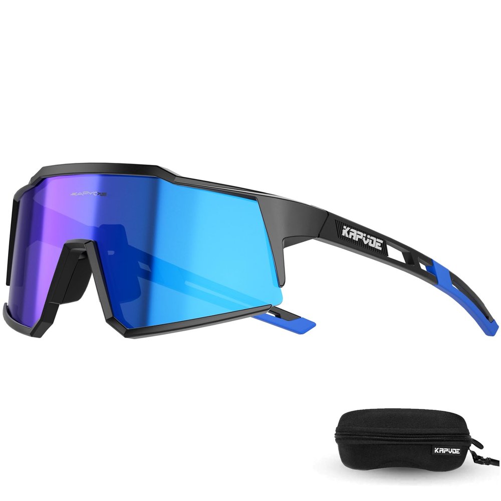 KAPVOE Polarized Cycling Glasses UV400 Protection TR90 Frame Sports Sunglasses For Women Men Bicycle MTB Running Mountain Bike Road Glasses Baseball Biking Goggles Riding Accessories 16